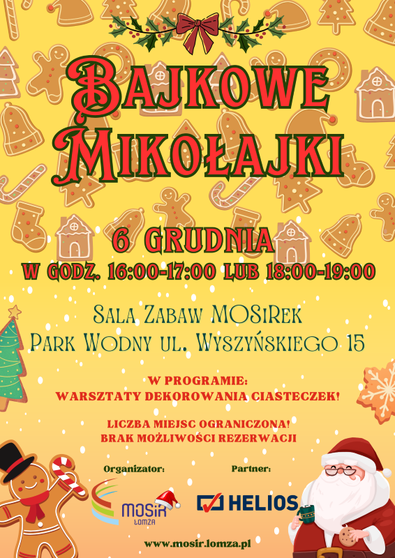 grafika święty mikołaj, bałwan, pierniczki, choinka