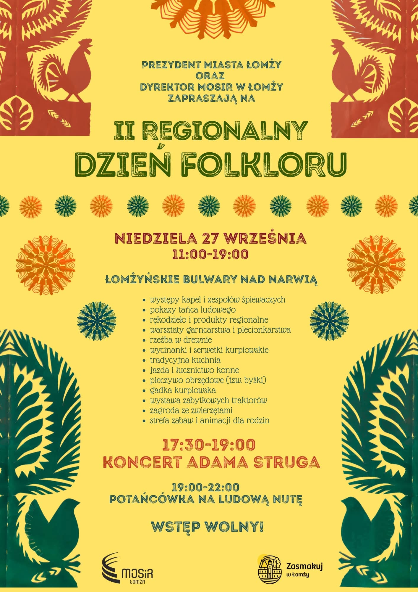 plakat II Regionalny Dzień Folkloru