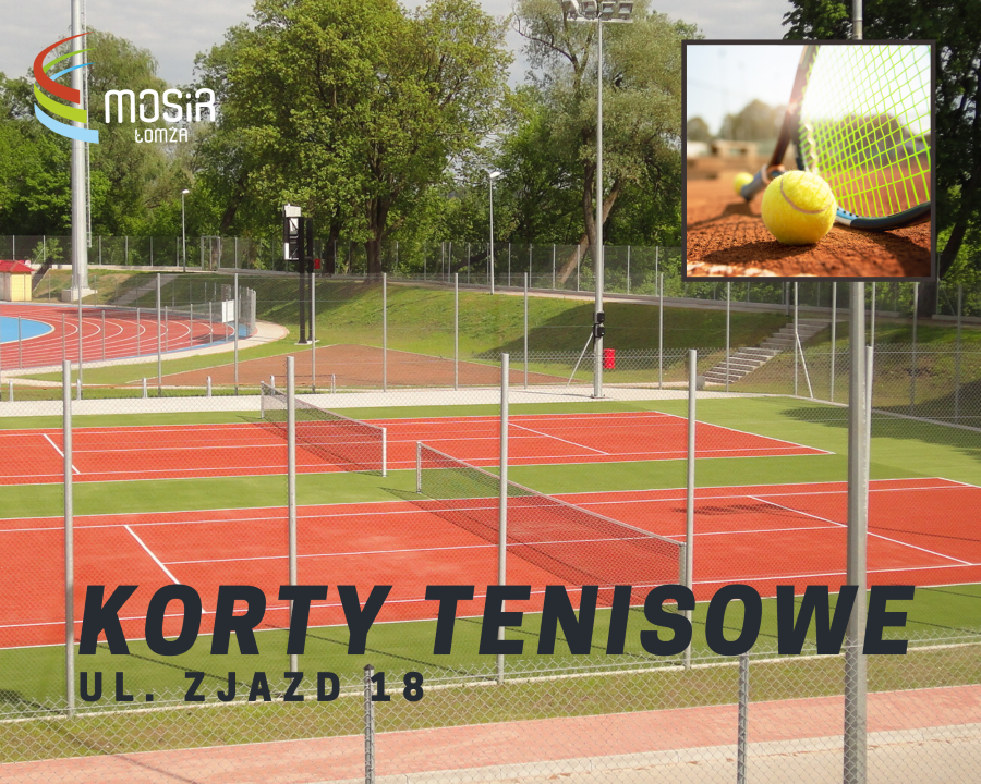 Zdjęcie kortów tenisowych przy ul. Zjazd 18 